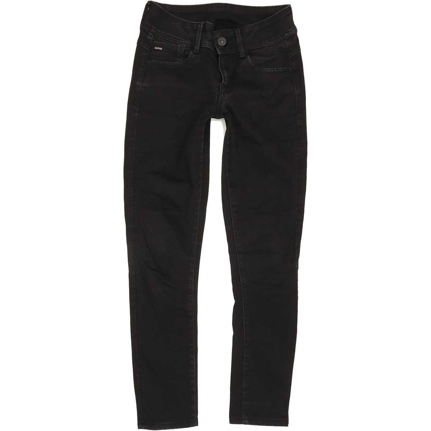 G-Star Lynn D-Mid Women Black Skinny Slim Jeans W27 L27