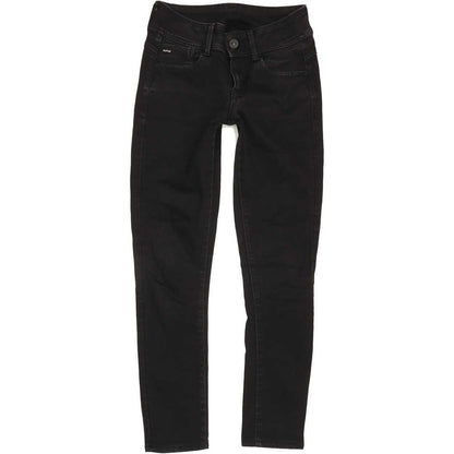 G-Star Lynn D-Mid Women Black Skinny Slim Jeans W27 L27