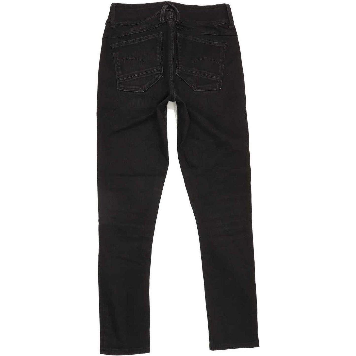 G-Star Lynn D-Mid Women Black Skinny Slim Jeans W27 L27