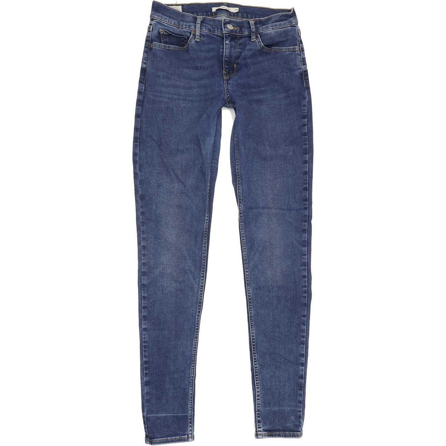 Levi's 710 Super Women Blue Skinny Slim Stretch Jeans W28 L31