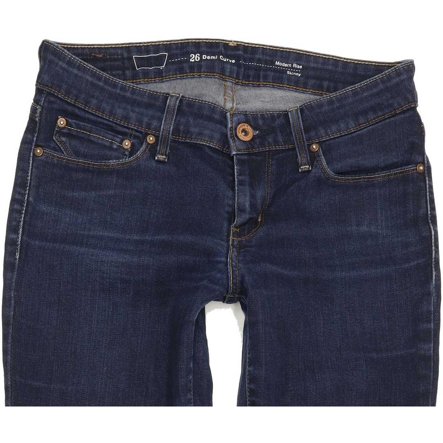 Levi's Demi Curve Women Blue Skinny Slim Stretch Jeans W26 L31