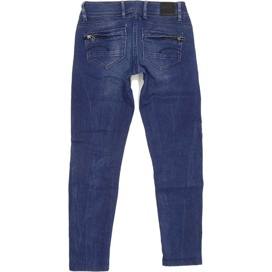 G-Star Women Blue Skinny Slim Jeans W28 L26