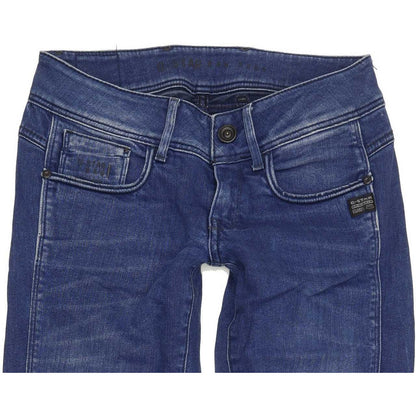 G-Star Women Blue Skinny Slim Jeans W28 L26