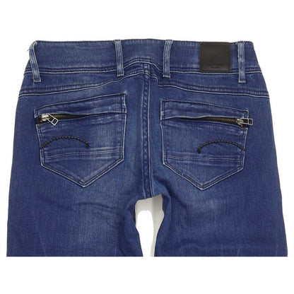 G-Star Women Blue Skinny Slim Jeans W28 L26