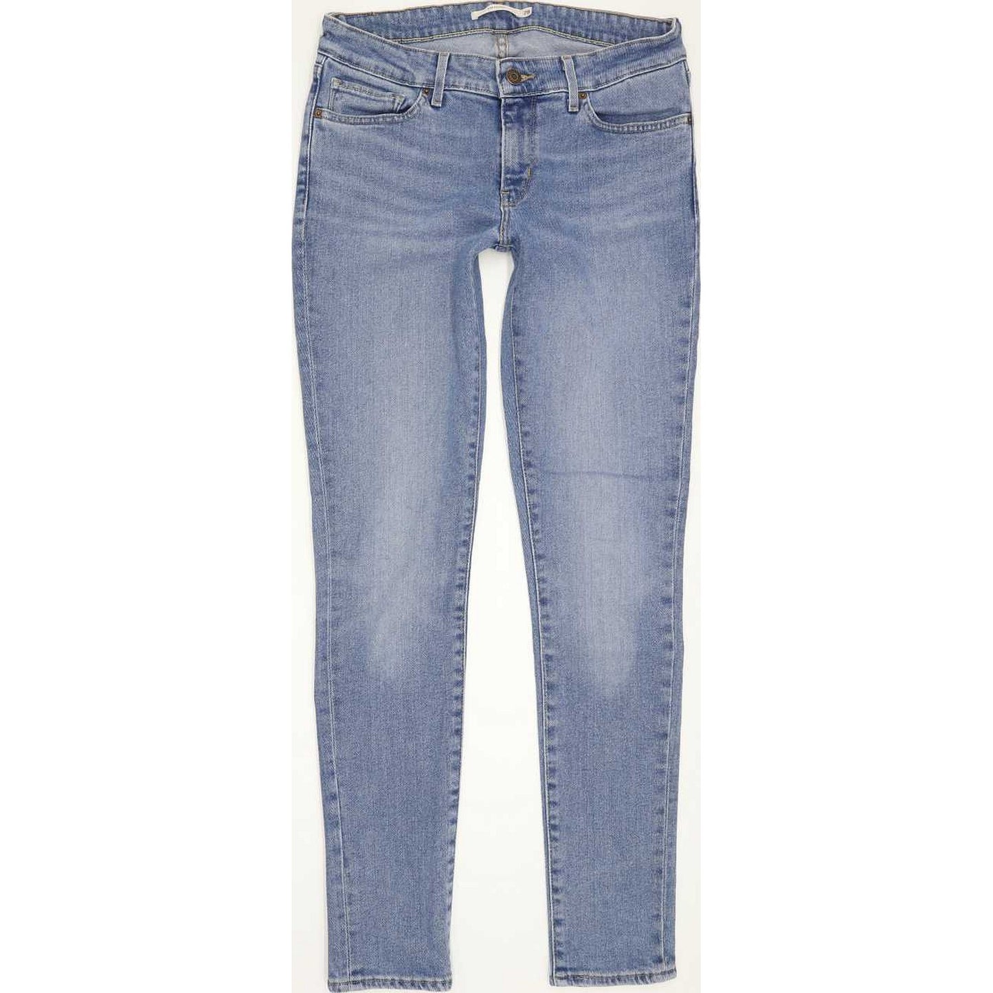 Levi's 711 Women Blue Skinny Slim Stretch Jeans W28 L30