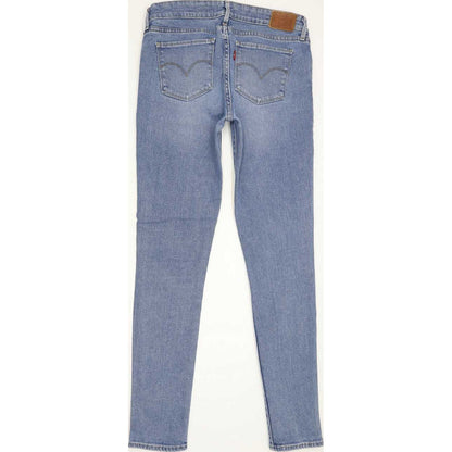 Levi's 711 Women Blue Skinny Slim Stretch Jeans W28 L30