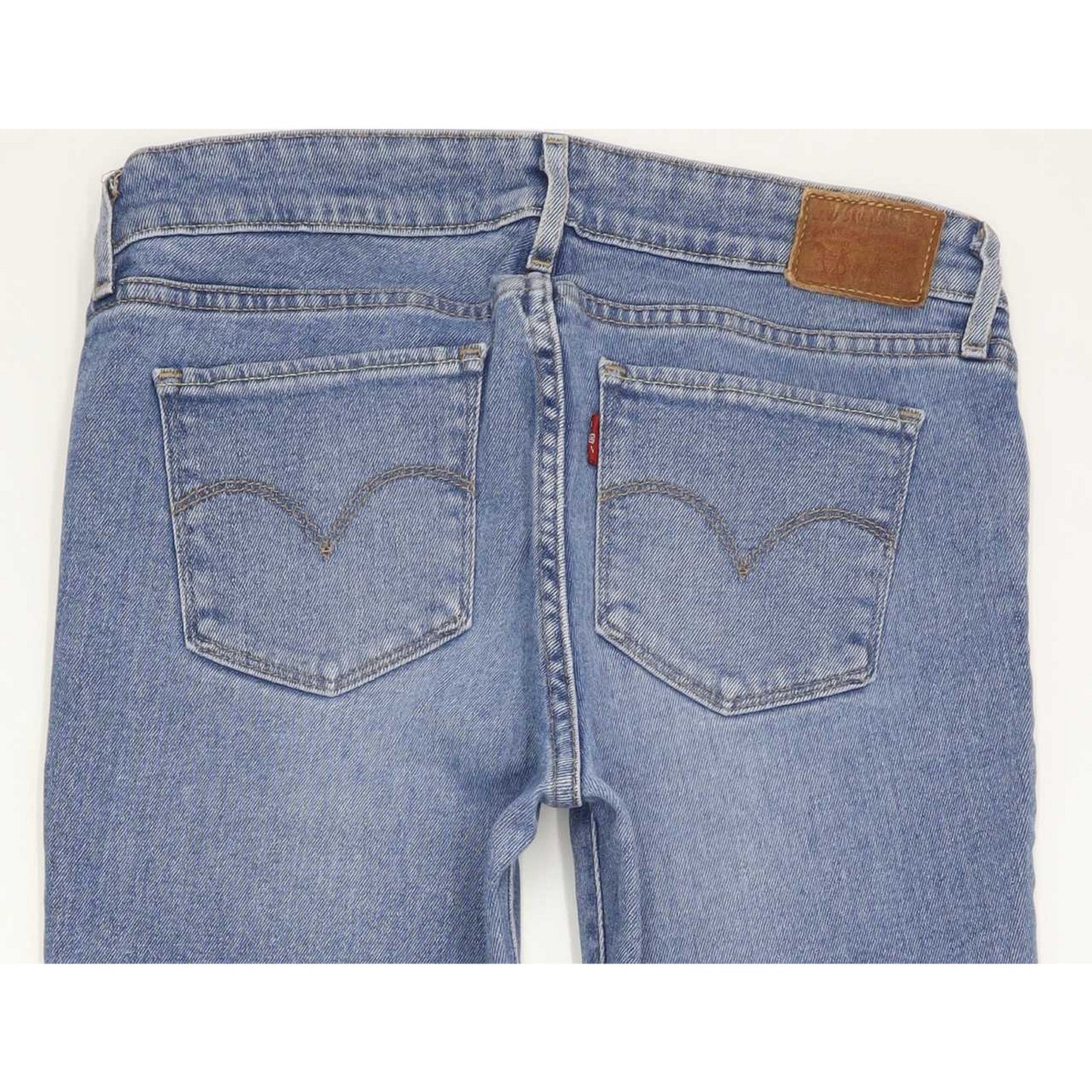 Levi's 711 Women Blue Skinny Slim Stretch Jeans W28 L30