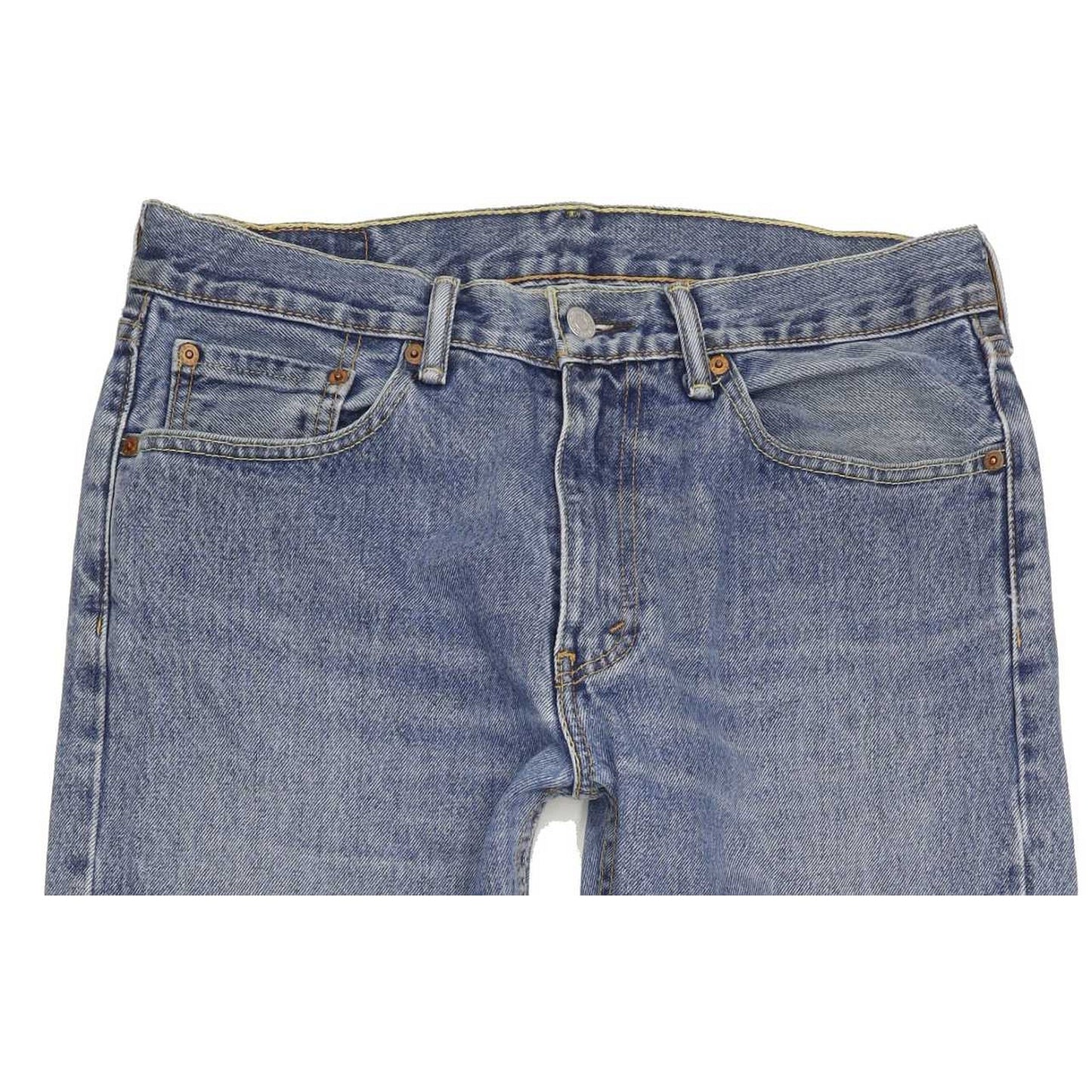 Levi's 505 Men Blue Straight Regular Jeans W33 L33