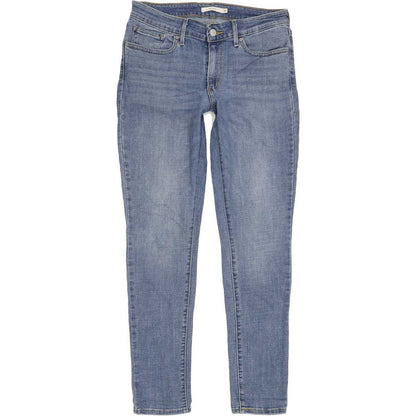 Levi's 711 Women Blue Skinny Slim Stretch Jeans W30 L30