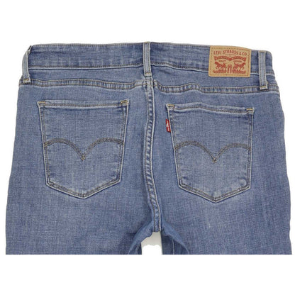 Levi's 711 Women Blue Skinny Slim Stretch Jeans W30 L30