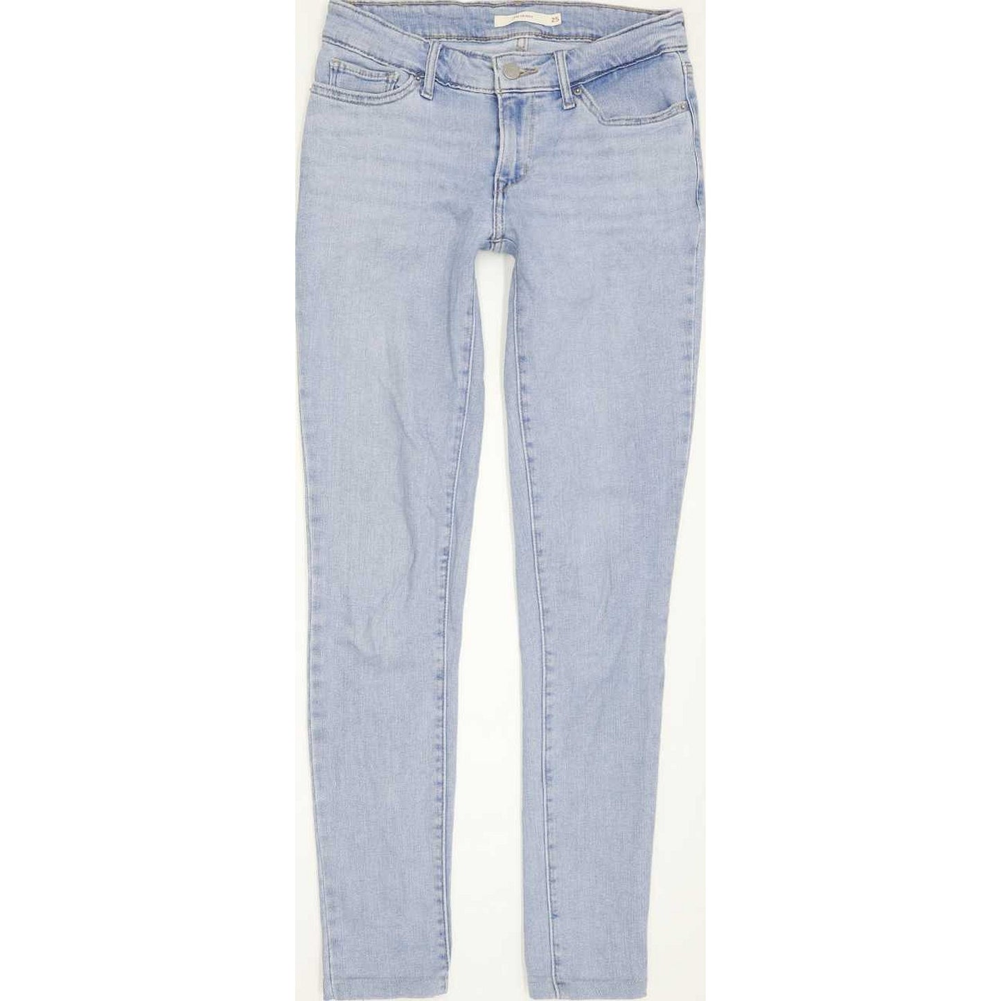 Levi's 711 Women Blue Skinny Slim Stretch Jeans W25 L29