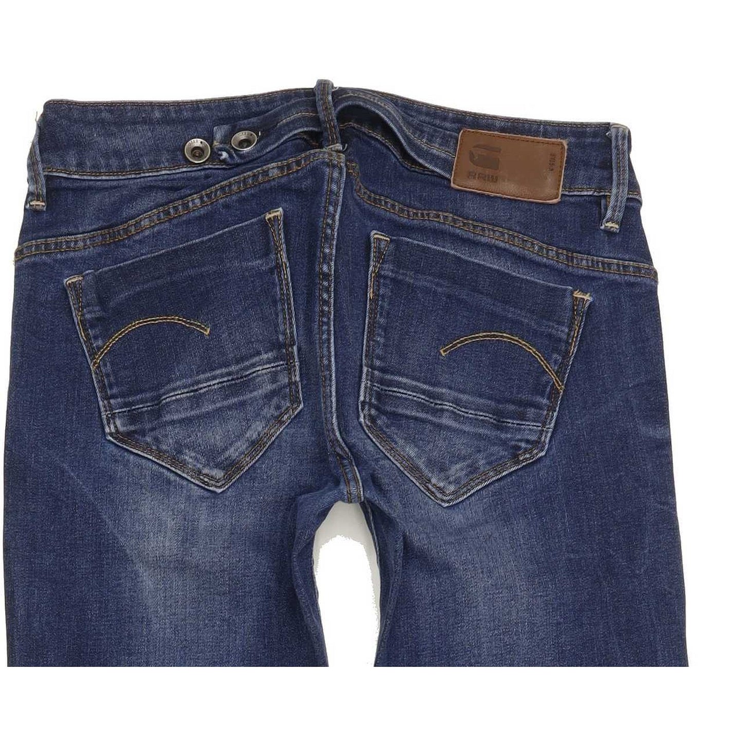 G-Star Midge Mid Women Blue Straight Slim Stretch Jeans W25 L32