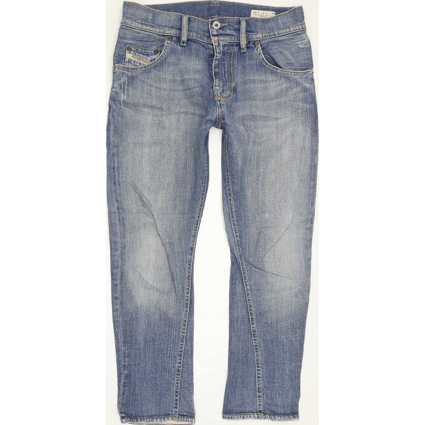 Diesel Cayre 0086N Men Blue Tapered Loose Stretch Jeans W27 L30