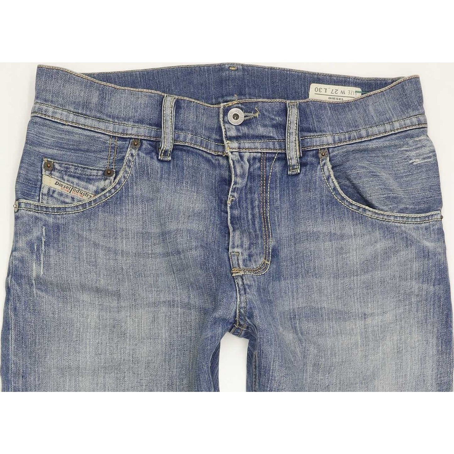 Diesel Cayre 0086N Men Blue Tapered Loose Stretch Jeans W27 L30