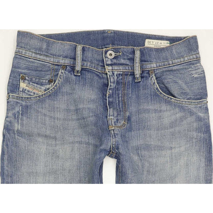 Diesel Cayre 0086N Men Blue Tapered Loose Stretch Jeans W27 L30
