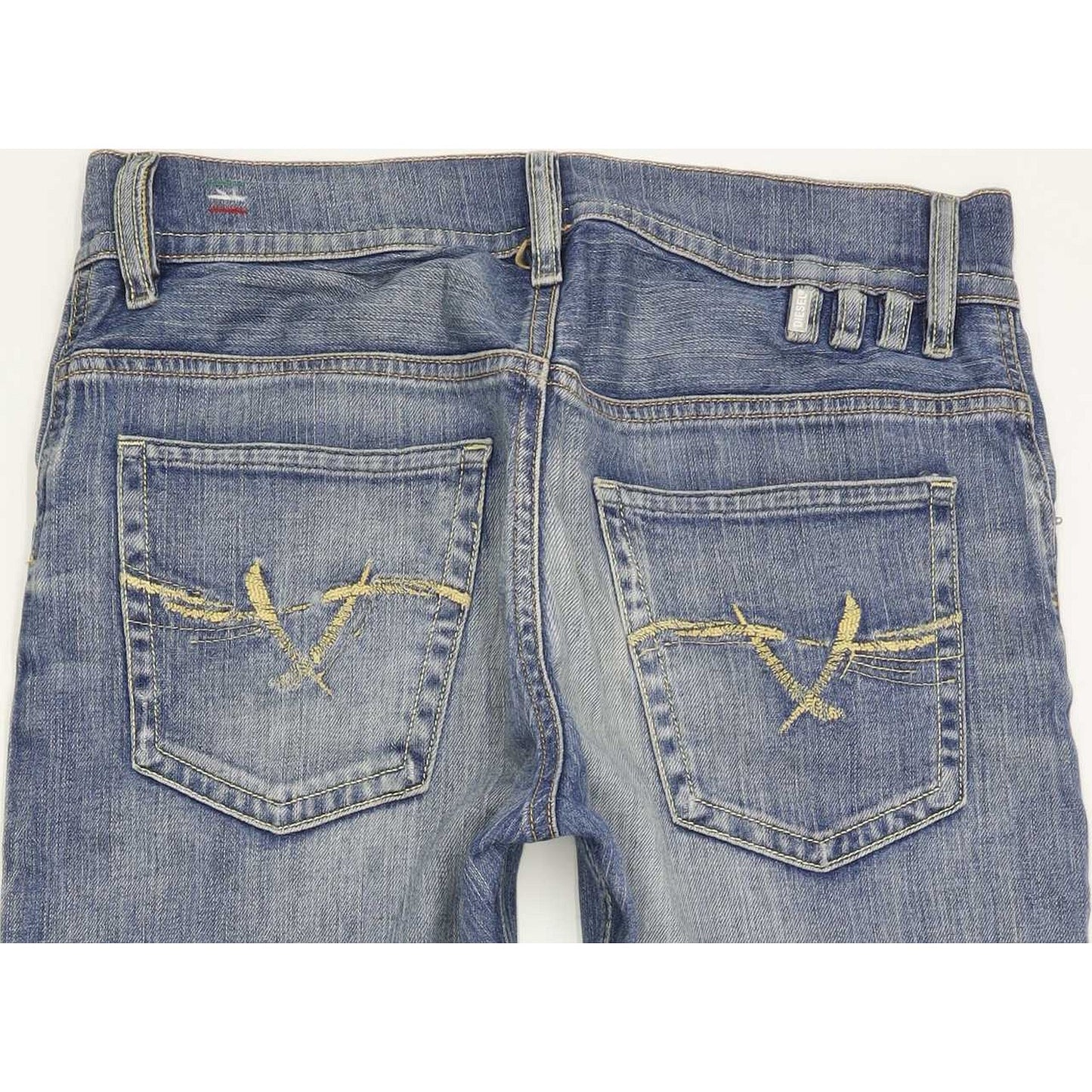 Diesel Cayre 0086N Men Blue Tapered Loose Stretch Jeans W27 L30