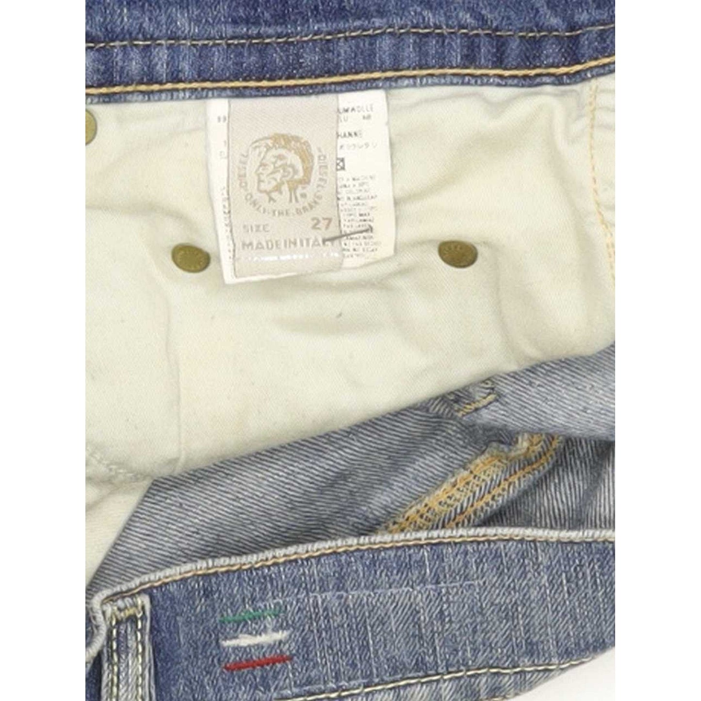 Diesel Cayre 0086N Men Blue Tapered Loose Stretch Jeans W27 L30