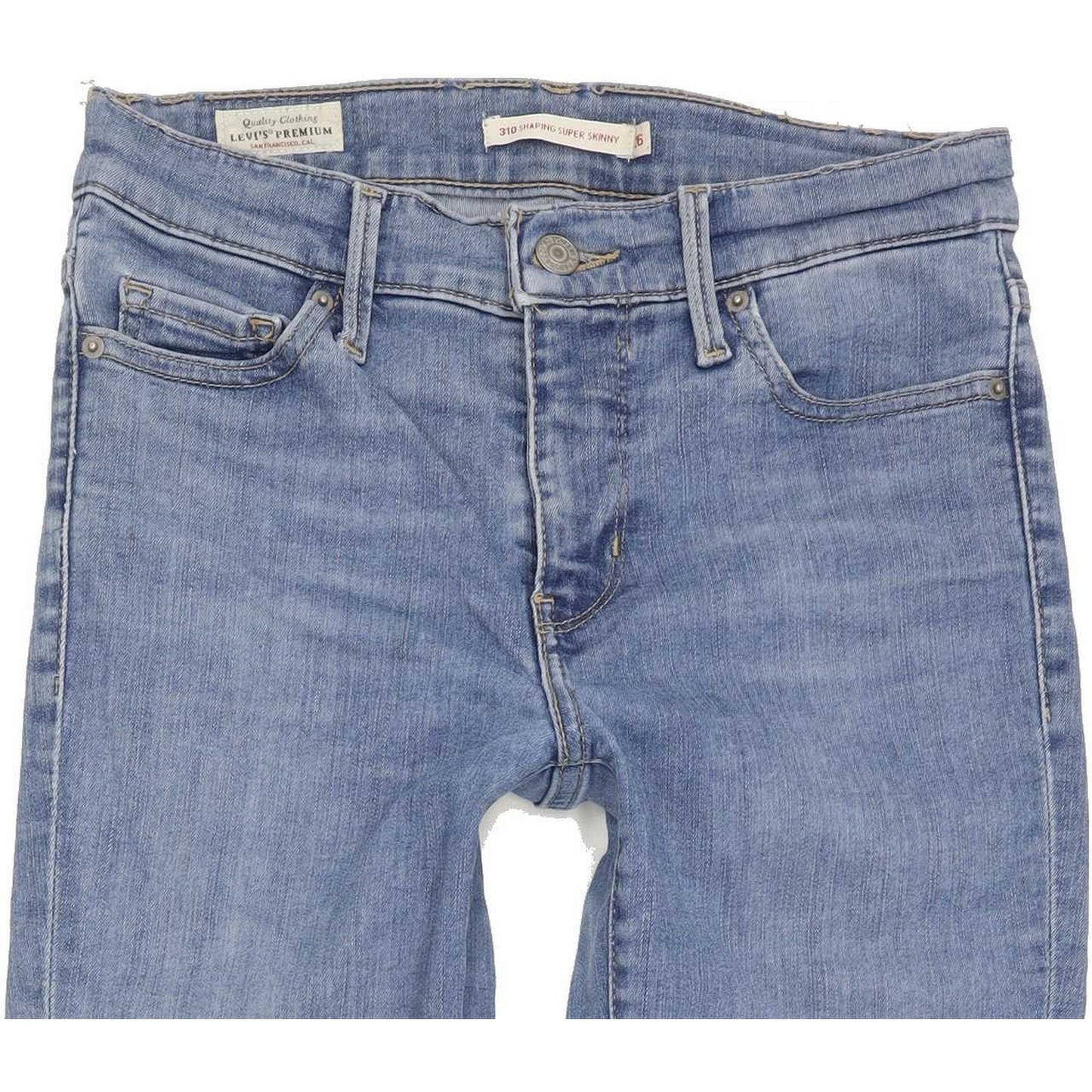 Levi's 310 Shaping Women Blue Skinny Slim Stretch Jeans W26 L30