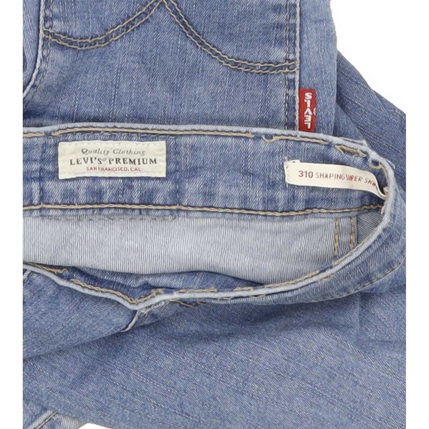 Levi's 310 Shaping Women Blue Skinny Slim Stretch Jeans W26 L30