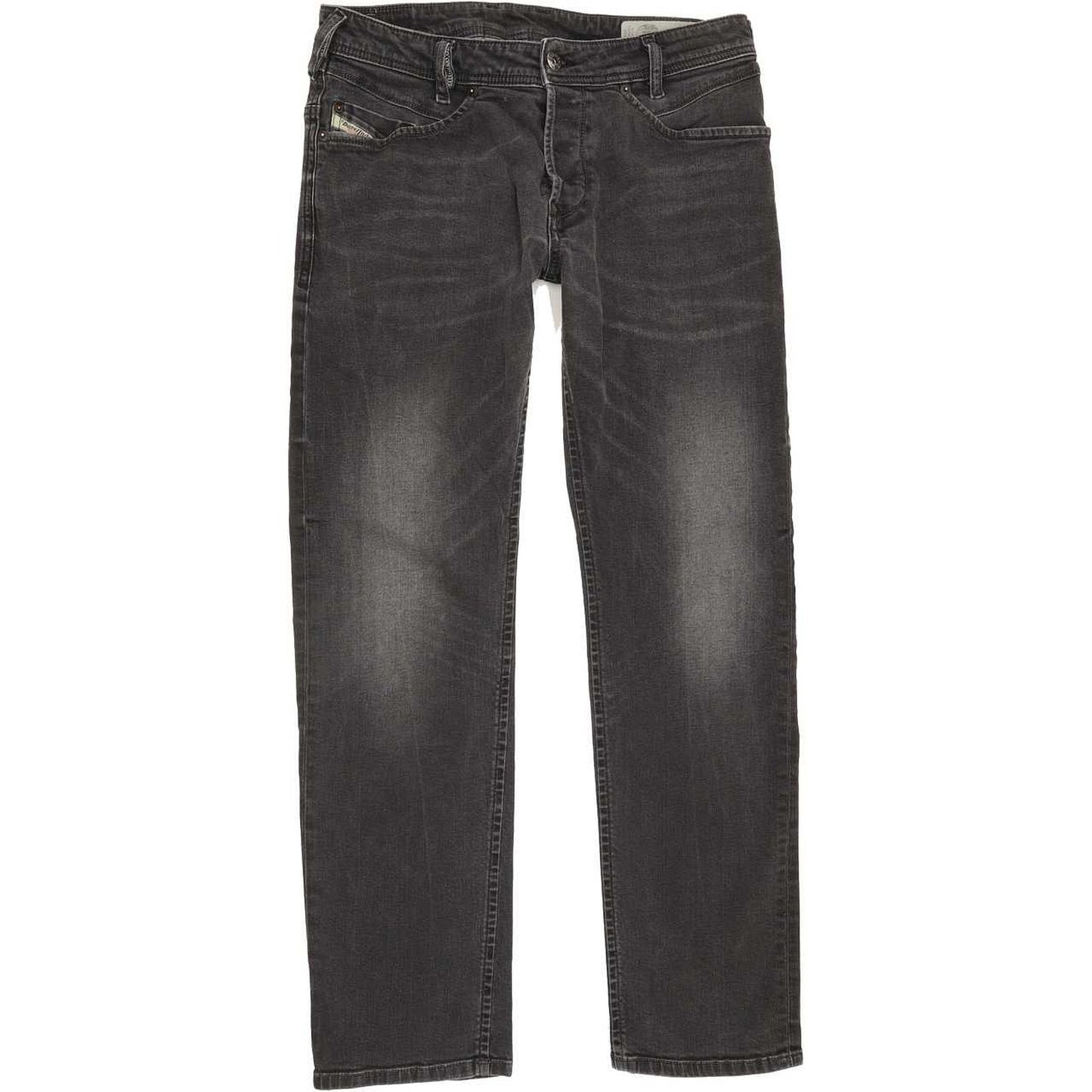 Diesel Iakop R9F66 Men Charcoal Tapered Slim Stretch Jeans W30 L29