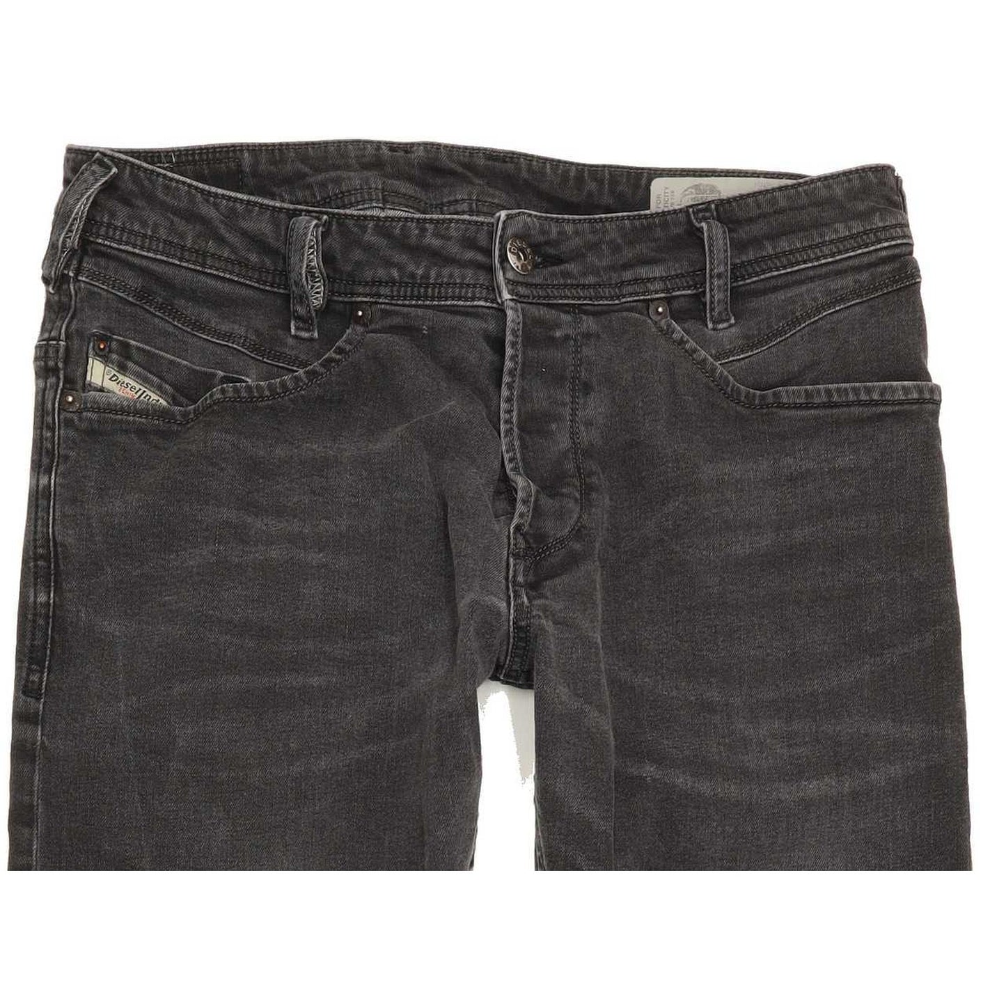 Diesel Iakop R9F66 Men Charcoal Tapered Slim Stretch Jeans W30 L29