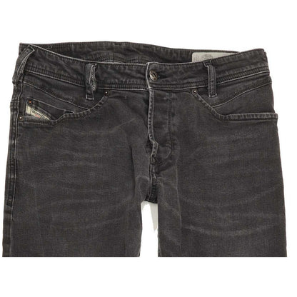 Diesel Iakop R9F66 Men Charcoal Tapered Slim Stretch Jeans W30 L29