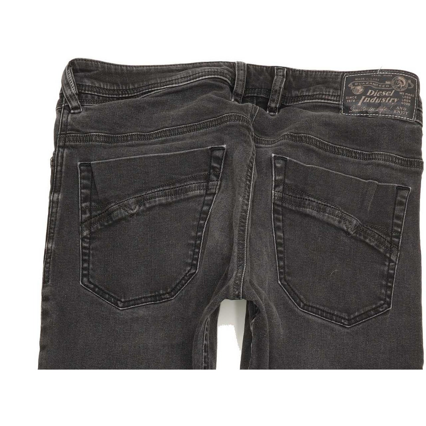 Diesel Iakop R9F66 Men Charcoal Tapered Slim Stretch Jeans W30 L29