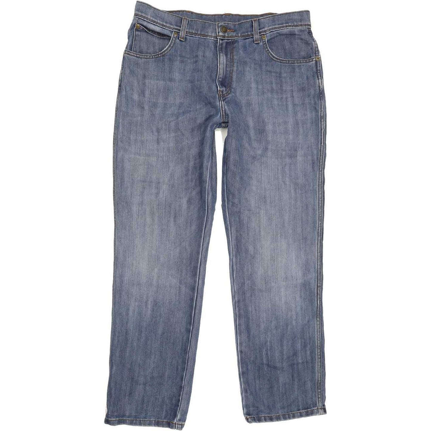 Wrangler Men Blue Straight Regular Jeans W36 L30