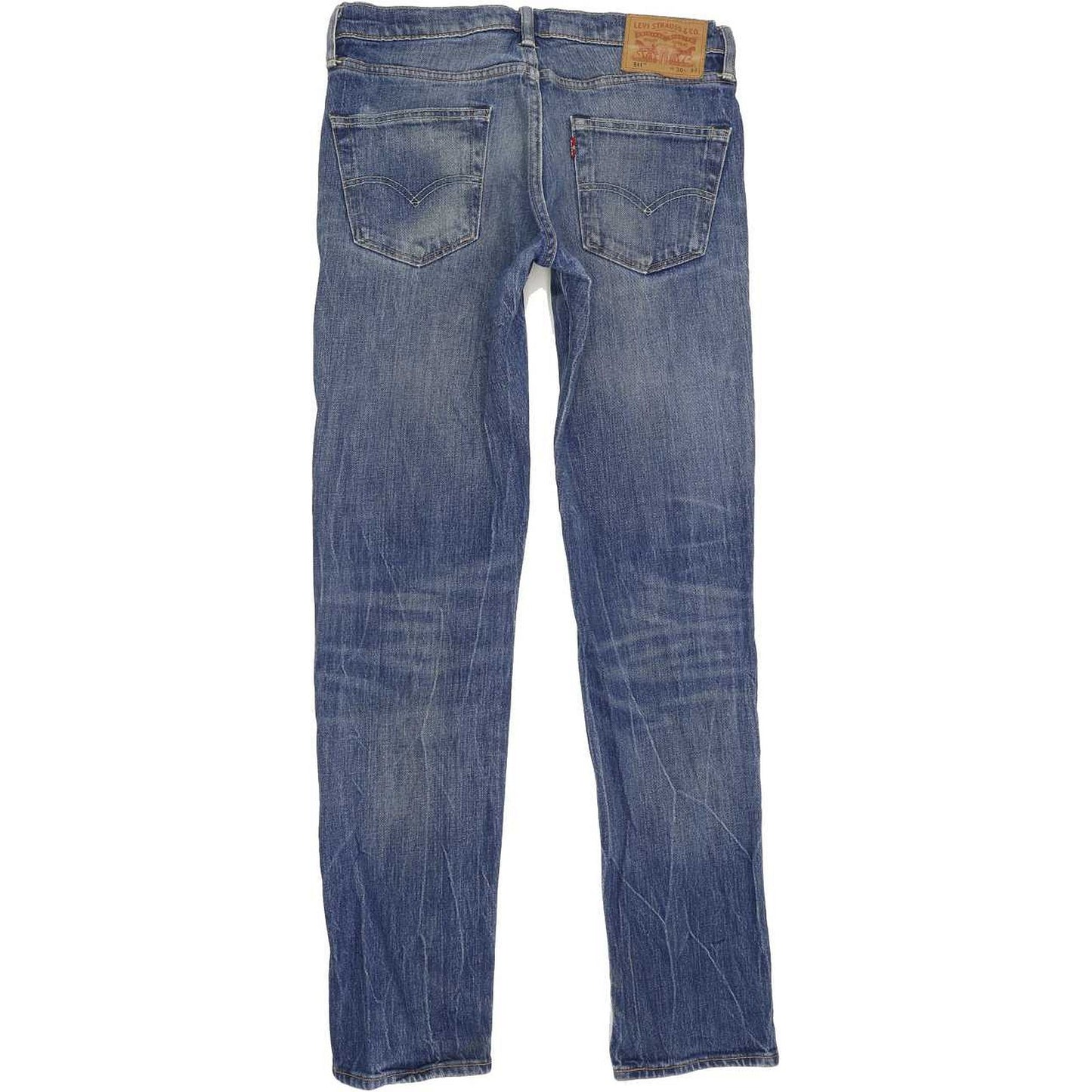 Levi's 511 Men Blue Straight Slim Stretch Jeans W30 L31