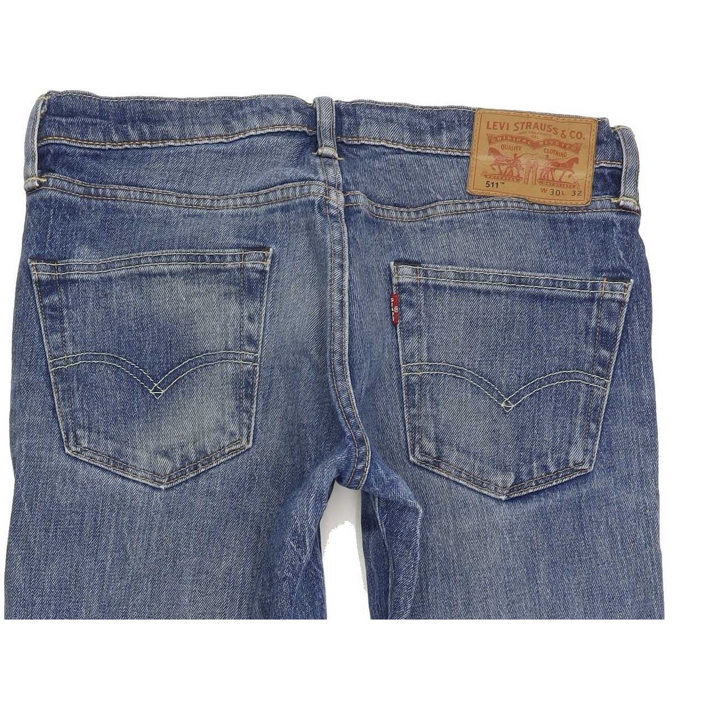 Levi's 511 Men Blue Straight Slim Stretch Jeans W30 L31