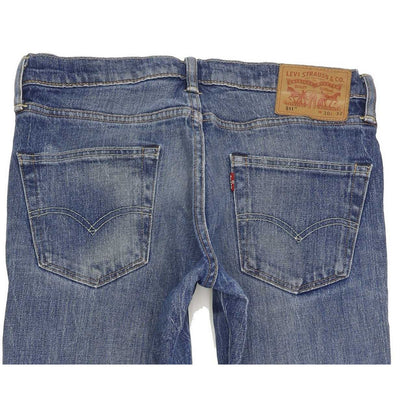 Levi's 511 Men Blue Straight Slim Stretch Jeans W30 L31