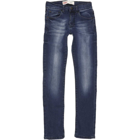Levi's 510 Kids Blue Skinny Slim Stretch Jeans W24 L28
