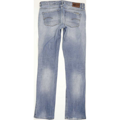 G-Star Women Blue Straight Slim Jeans W29 L32