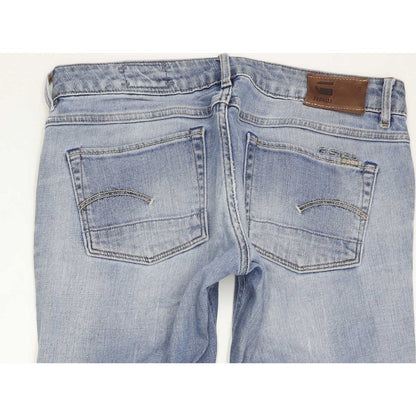 G-Star Women Blue Straight Slim Jeans W29 L32