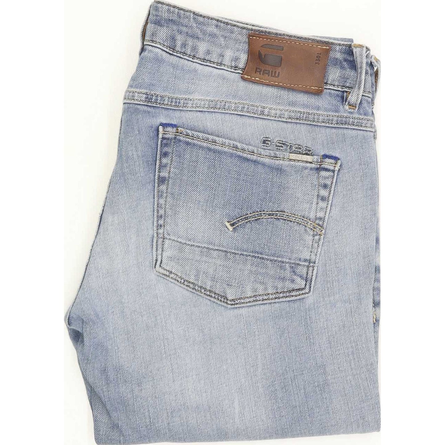 G-Star Women Blue Straight Slim Jeans W29 L32