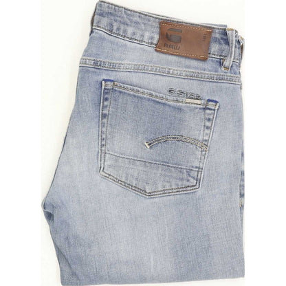 G-Star Women Blue Straight Slim Jeans W29 L32