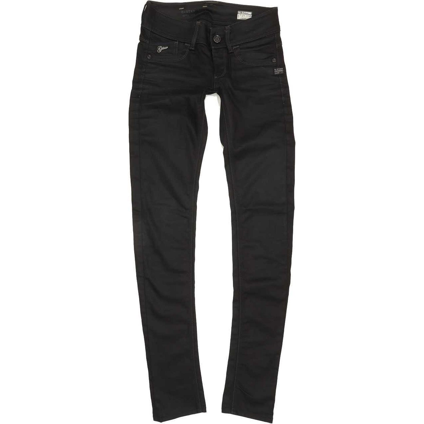 G-Star Women Black Skinny Slim Jeans W26 L33