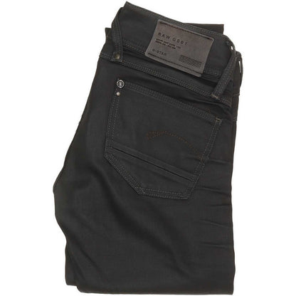 G-Star Women Black Skinny Slim Jeans W26 L33
