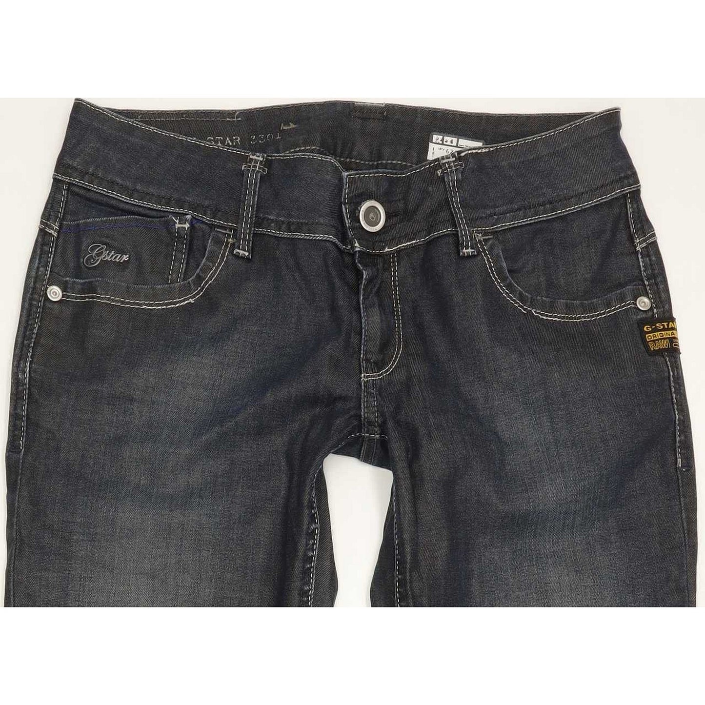 G-Star Lynn Women Blue Skinny Slim Stretch Jeans W29 L32
