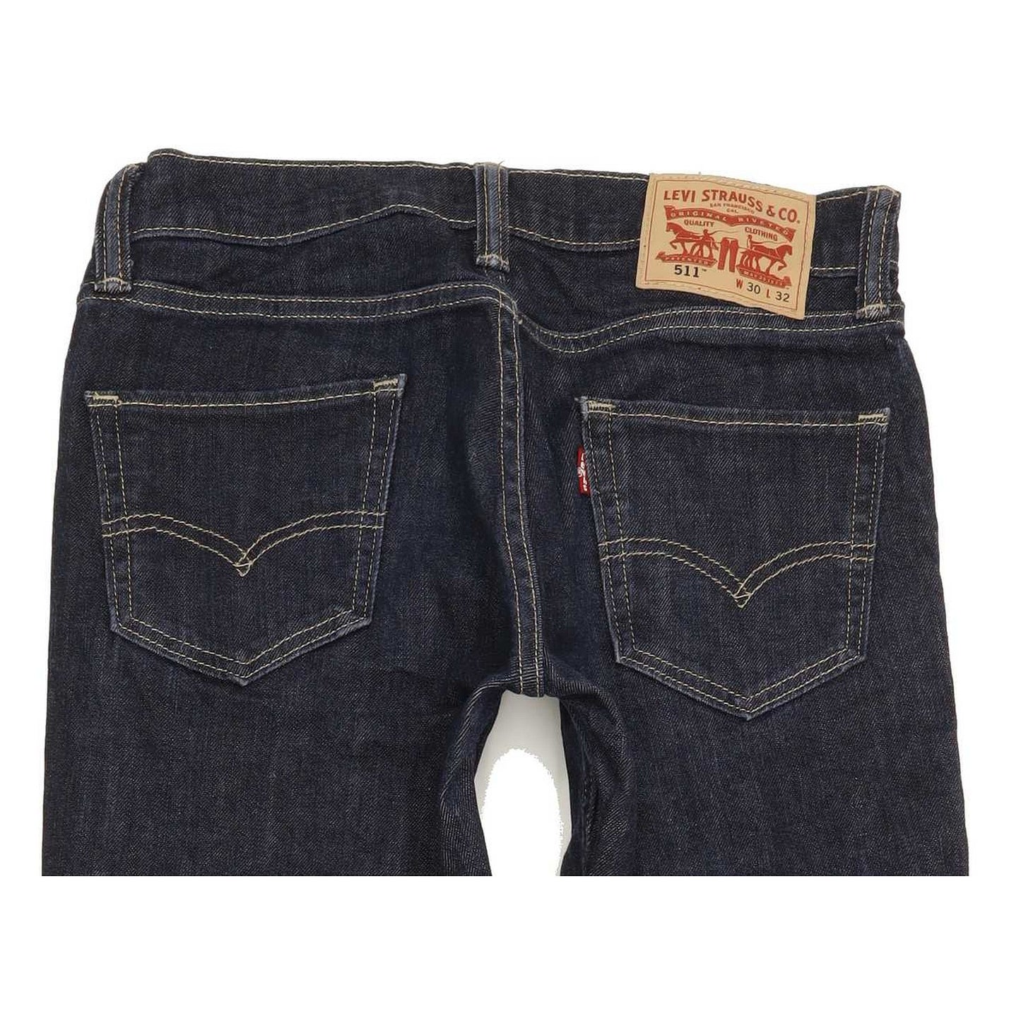 Levi's 511 Men Blue Straight Slim Stretch Jeans W30 L31