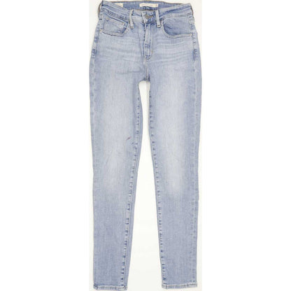 Levi's 721 High Rise Women Blue Skinny Stretch Jeans W25 L28