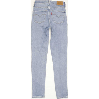 Levi's 721 High Rise Women Blue Skinny Stretch Jeans W25 L28