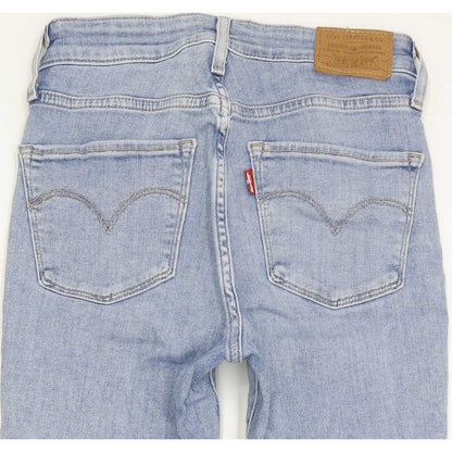 Levi's 721 High Rise Women Blue Skinny Stretch Jeans W25 L28