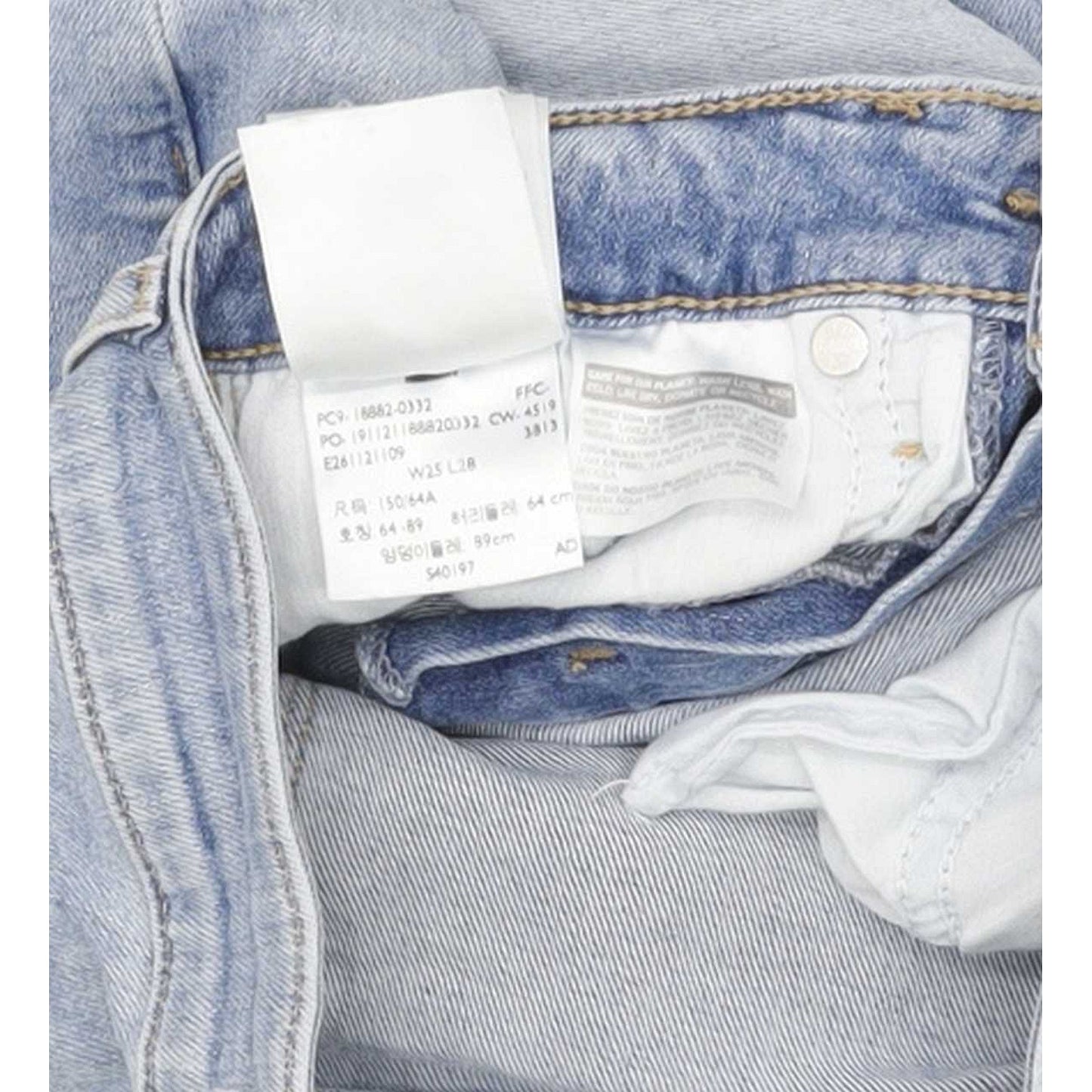 Levi's 721 High Rise Women Blue Skinny Stretch Jeans W25 L28