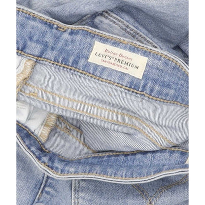 Levi's 721 High Rise Women Blue Skinny Stretch Jeans W25 L28