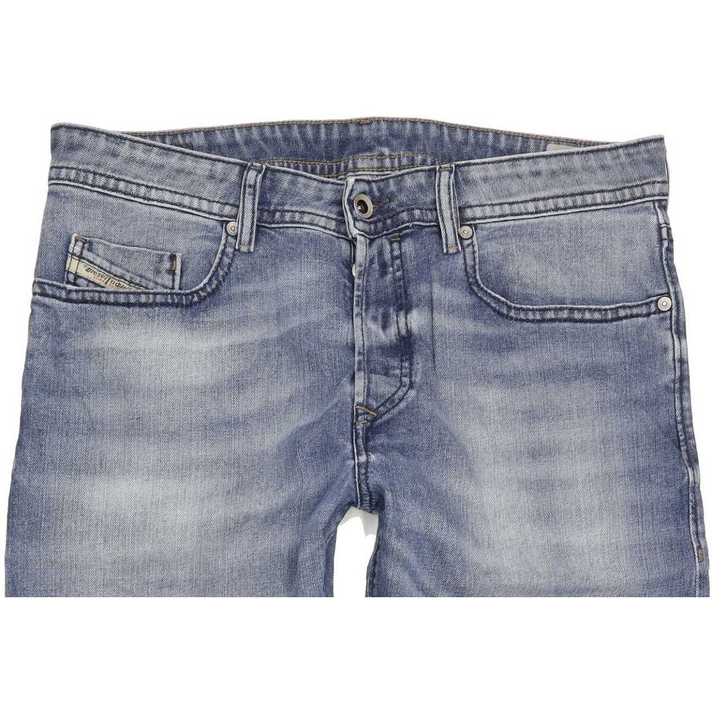 Diesel Buster Men Blue Tapered Slim Jeans W34 L27