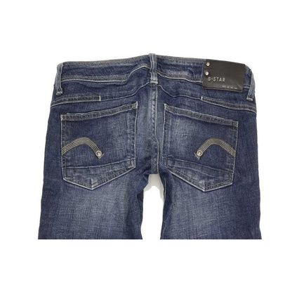 G-Star New Reese Women Blue Straight Slim Stretch Jeans W28 L33