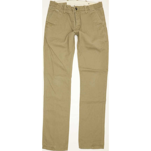 G-Star Bronson Women Beige Tapered Loose Chino Stretch Jeans W25 L34