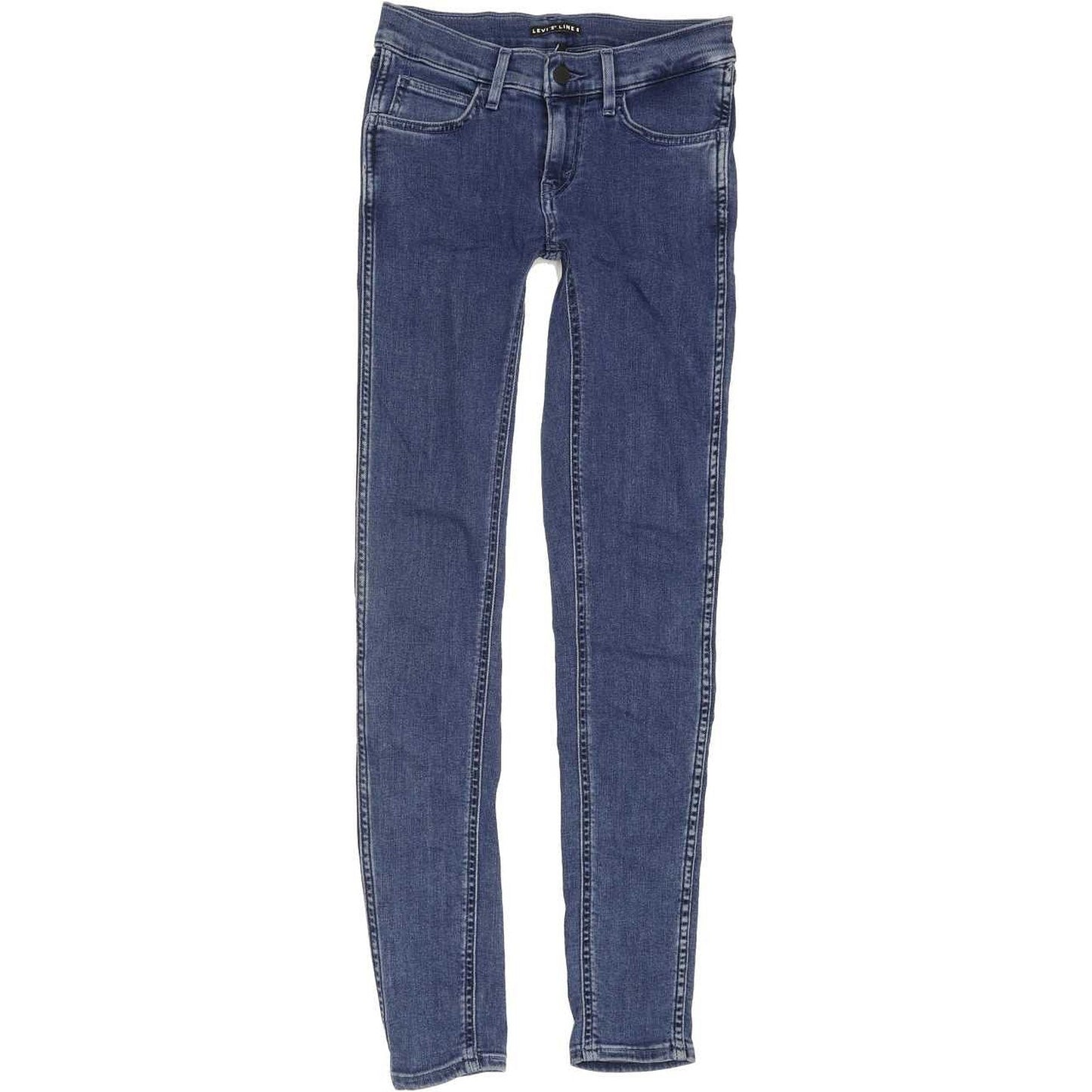 Levi's Line 8 Men Blue Skinny Slim Stretch Jeans W25 L30