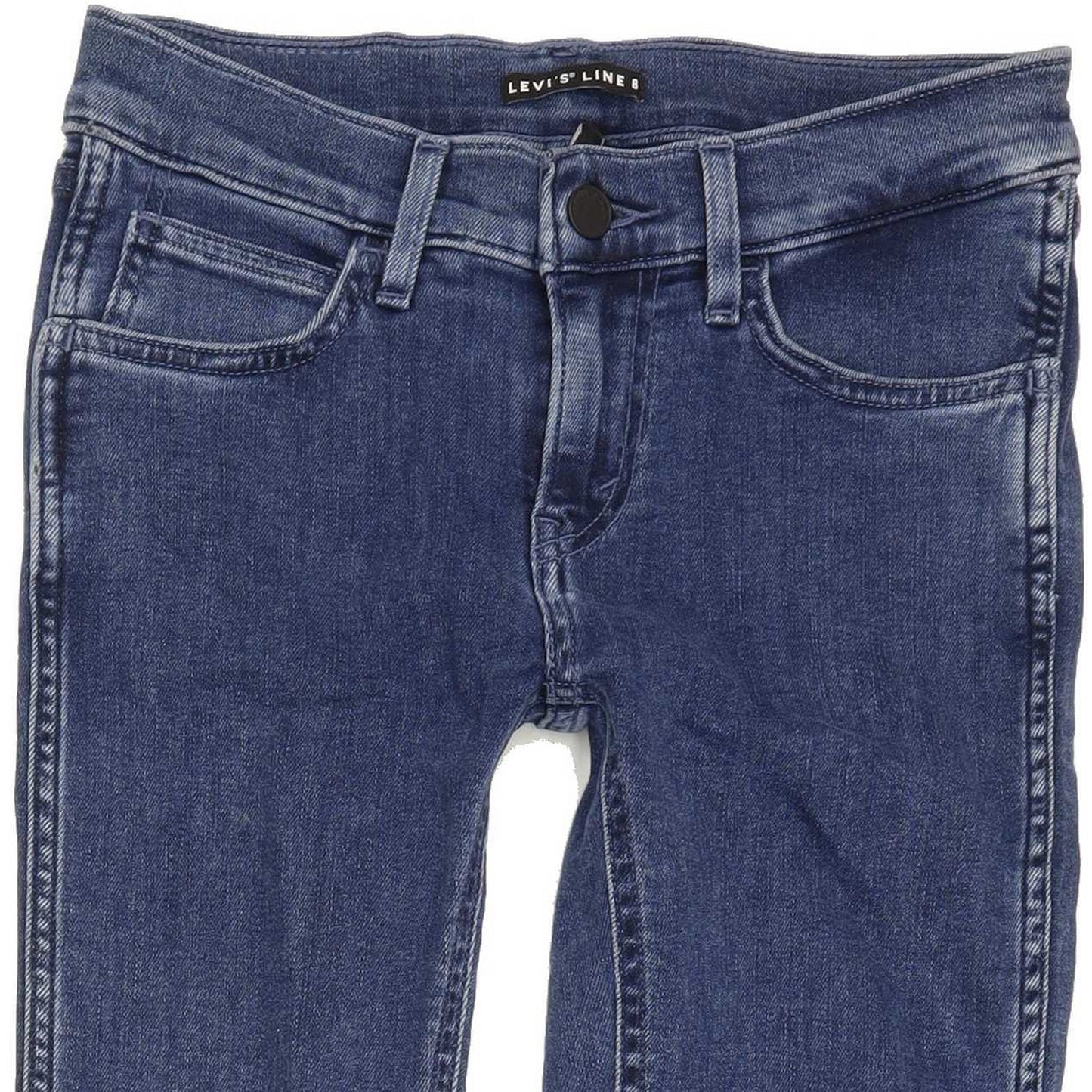 Levi's Line 8 Men Blue Skinny Slim Stretch Jeans W25 L30